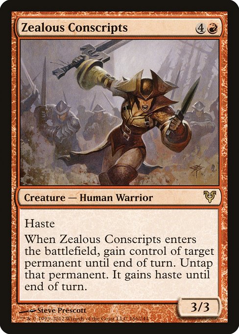Zealous Conscripts, art by Steve Prescott