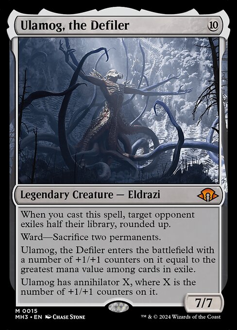 Ulamog, the Defiler, art by Chase Stone