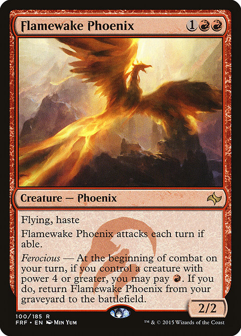 Flamewake Phoenix, art by Min Yum