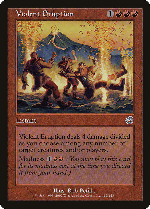 Violent Eruption, art by Bob Petillo