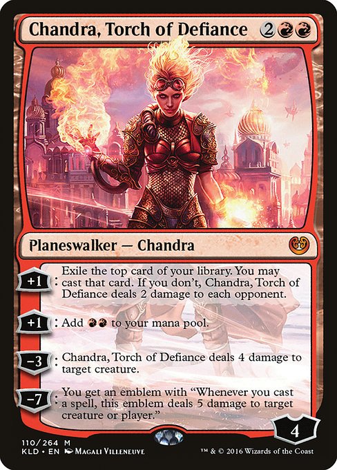 Chandra, Torch of Defiance, art by Magali Villeneuve